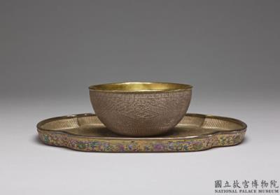 图片[3]-Shallow tray with silver woven pattern and mother-of-pearl inlay, Qing dynasty (1644-1911)-China Archive